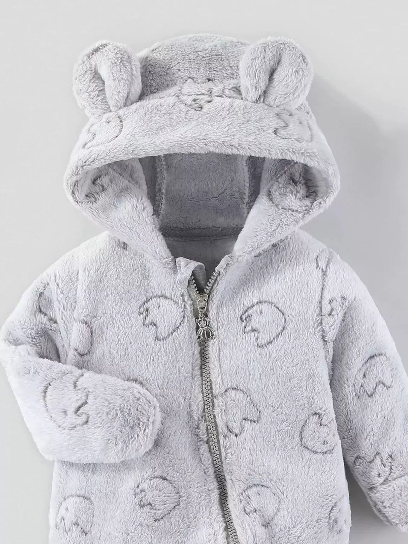 Sarah Express Children's Plush Hooded One-Piece