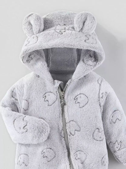 Sarah Express Children's Plush Hooded One-Piece