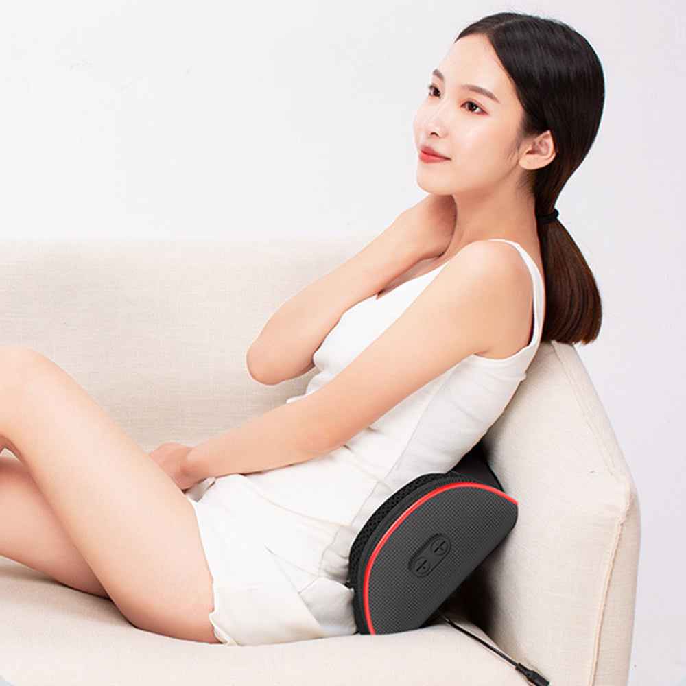 Sarah Express Electric Lumbar Traction Device - Back Pain Relief Massager with Heat & Vibration