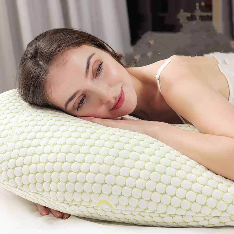 Sarah Express Pure Cotton U-Shaped Pregnancy Support Pillow - Maternity Body Pillow