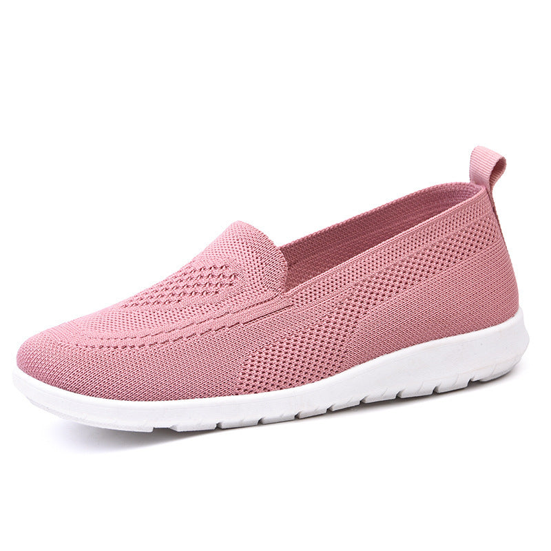 Sarah Express Breathable Casual Flat Shoes F14 Pink Bag