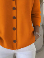 Sarah Express Women's Hooded Button-Front Soft Knit Cardigan Plus Size