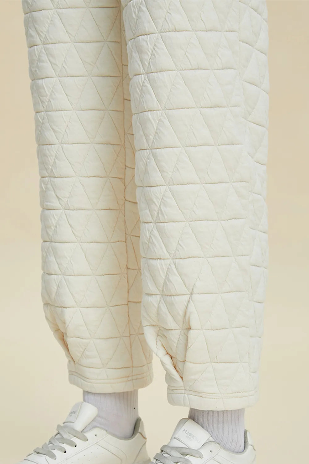 Sarah Express Women's Textured Round Neck Long Sleeve Top and Pants Set