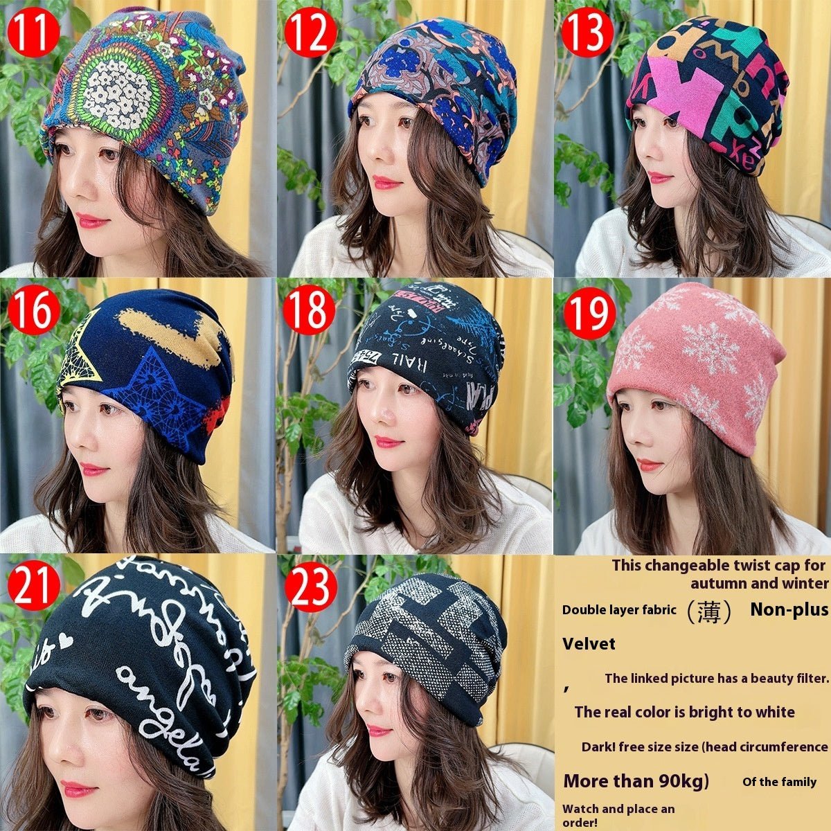 Sarah Express Twisted Convertible Hat Scarf Multi Way Head Wrap Cold Weather Accessory