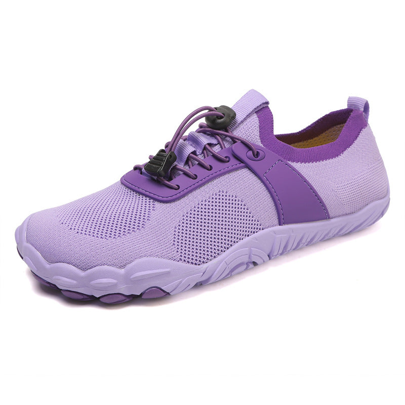 Sarah Express Breathable Five-Toe Hiking Shoes - Non-Slip Outdoor Adventure Footwear Purple