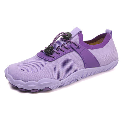 Sarah Express Breathable Five-Toe Hiking Shoes - Non-Slip Outdoor Adventure Footwear Purple