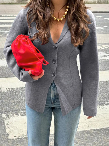 Sarah Express Women's Button Up Long Sleeve Cardigan