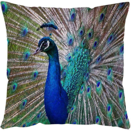 Sarah Express Sea Turtle Cushion Cover 45x45cm - Decorative Throw Pillow Case for Sofa Couch Bedroom Living Room Peacock 45x45cm