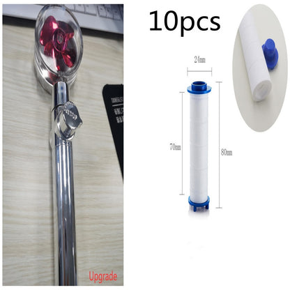 Sarah Express Turbo Propeller Shower Head - 360° High Pressure Water Saving Rainfall Showerhead Set36