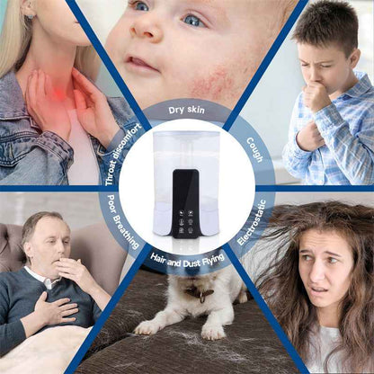 Sarah Express 6L Smart UV Humidifier with Remote Control - Intelligent Timed Heating Spray & Sterilization