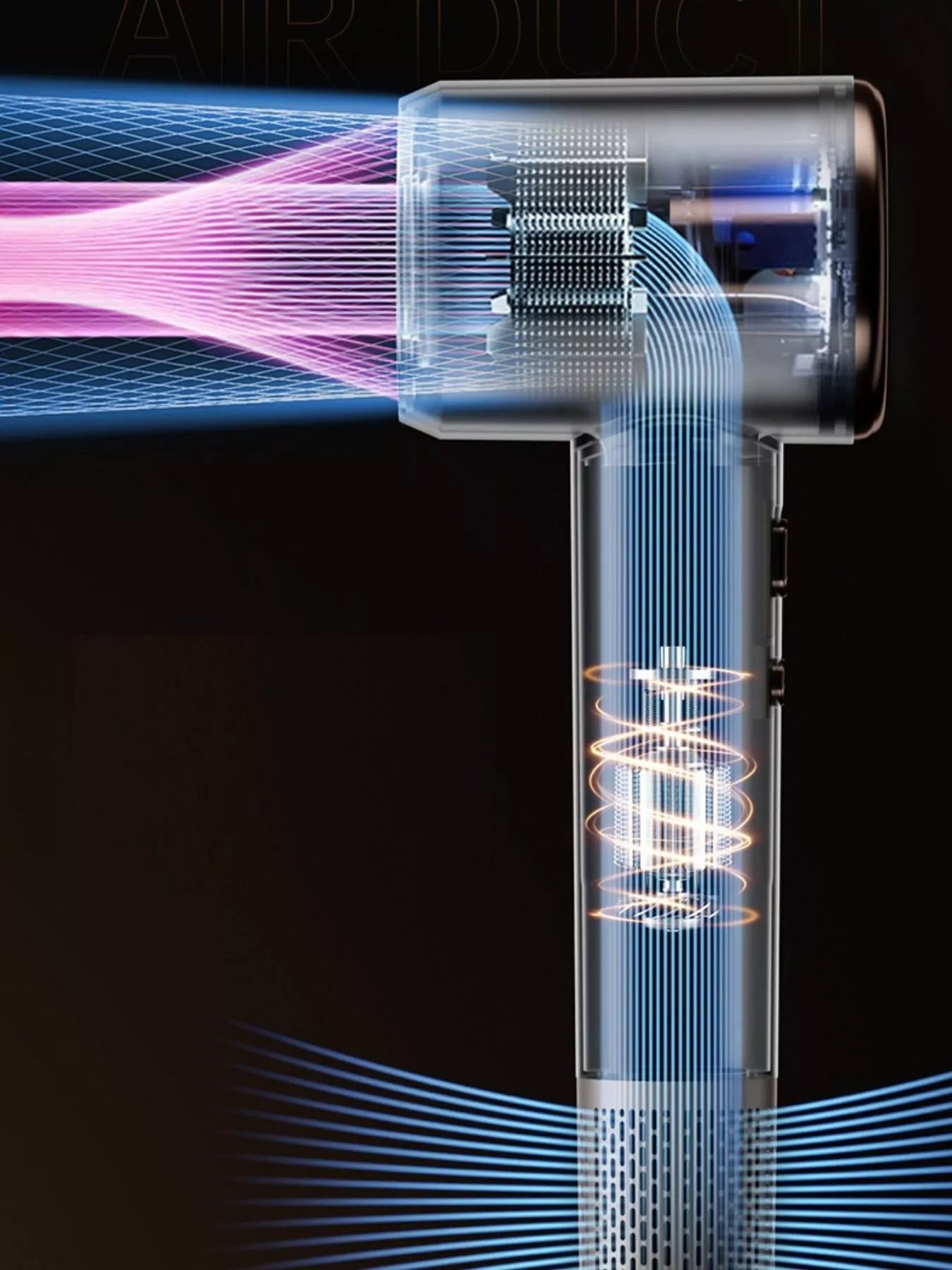 Sarah Express Professional Multi-Speed Hair Dryer with Negative Ion Technology