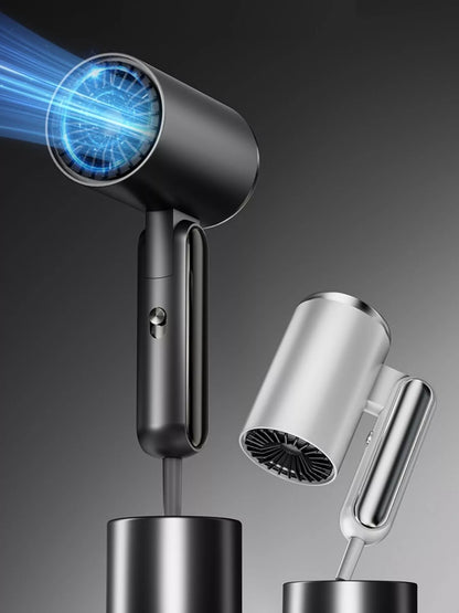 Sarah Express Portable Negative Ion Hair Dryer - Constant Temperature Household Blow Dryer Gray