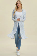 Sarah Express Women’s Plus Size Open Front Longline Cardigan Sweater
