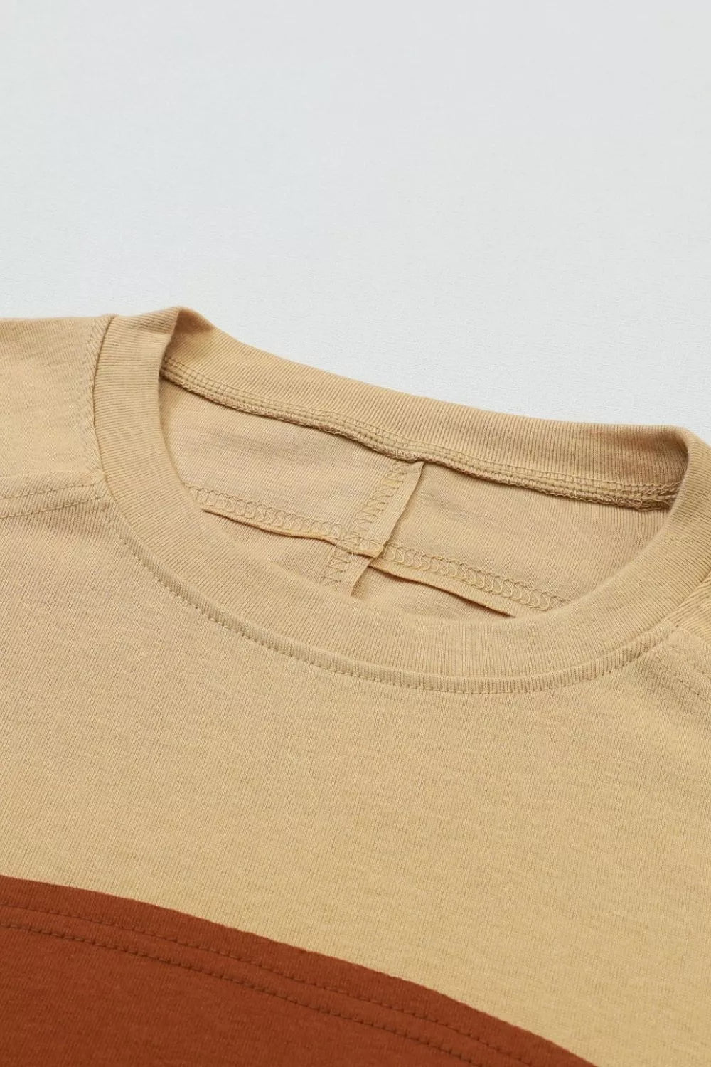 Sarah Express Women's Colorblock Striped Bishop Sleeve Top