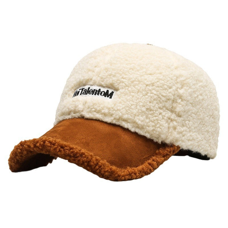 Sarah Express Women's Plush Peaked Cap Baseball Hat Adjustable Winter Warm