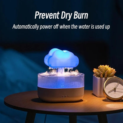 Sarah Express Rain Cloud Humidifier Night Light with LED & Sound - Essential Oil Diffuser Aromatherapy