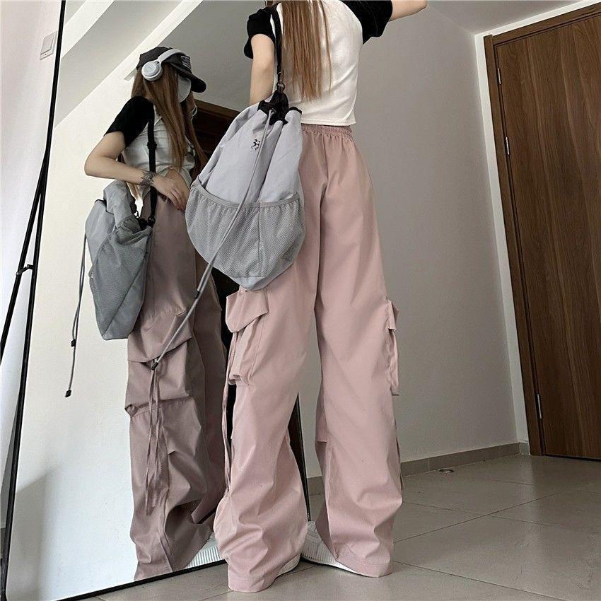 Sarah Express High Waist Quick Drying Retro Casual Pants