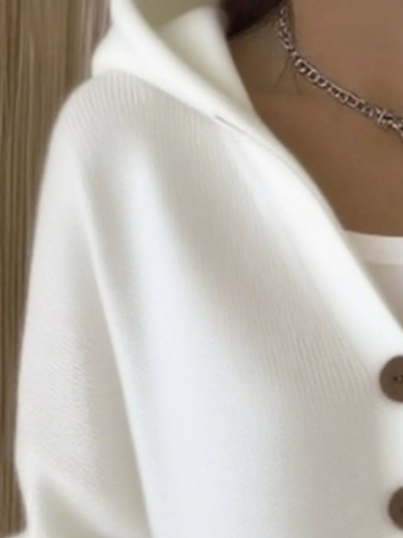 Sarah Express Women's Hooded Button-Down Knit Cardigan