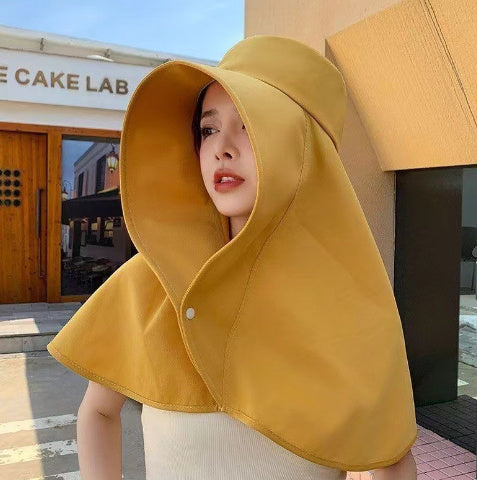 Sarah Express Sun Protection Hat Neck Shawl Coverage Dome Style