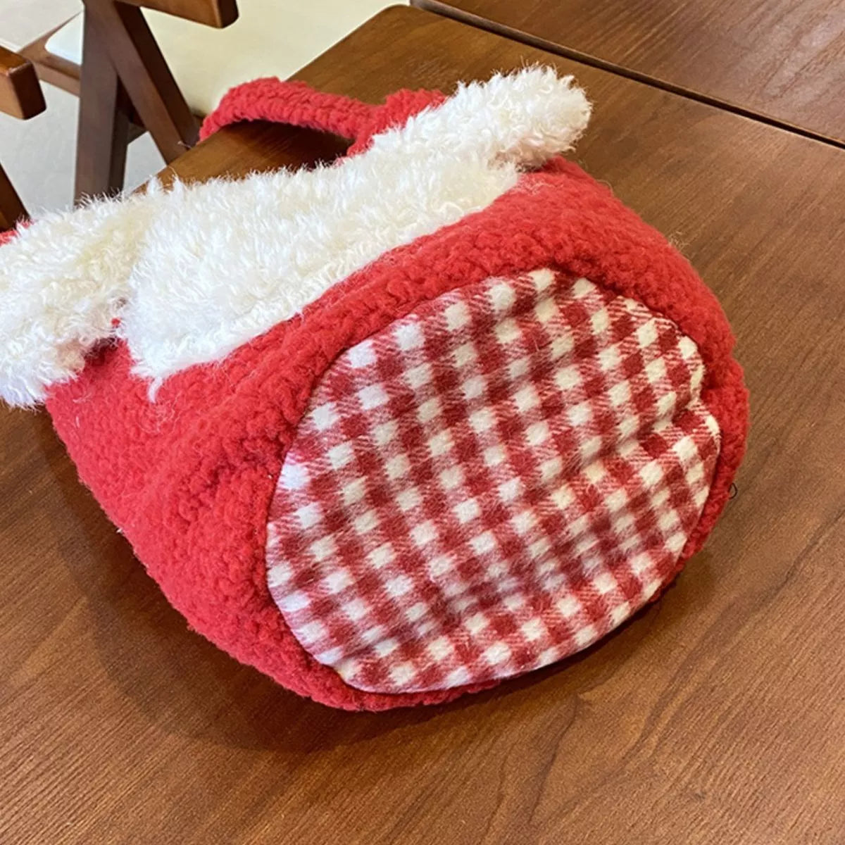 Sarah Express Women's Cute Dog Plush Crossbody Bag