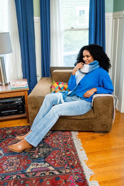 Sarah Express Women's Mid Rise Thermal Bootcut Jeans