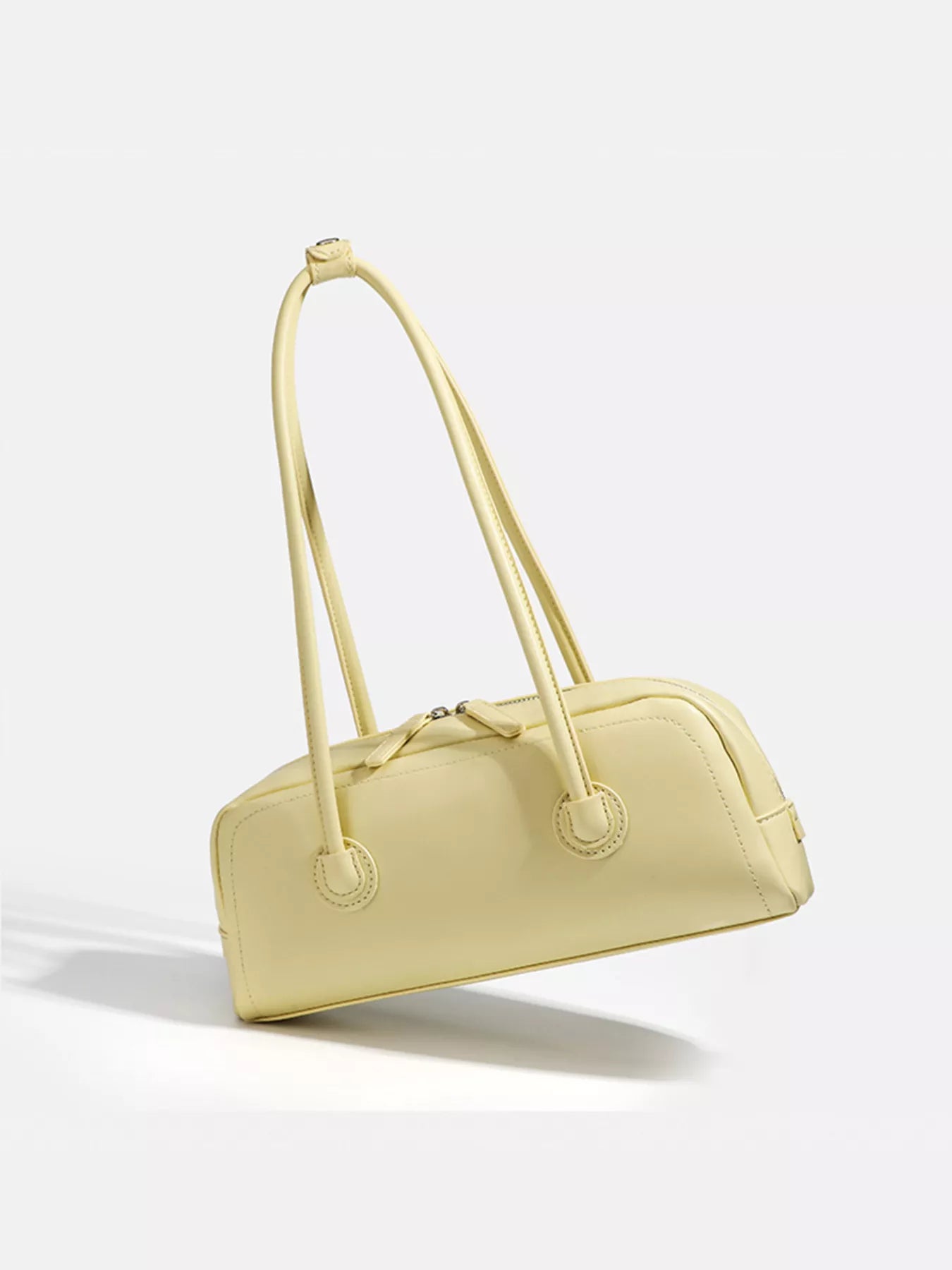 Sarah Express Women's Solid Color Leather Shoulder Bag