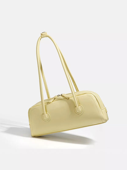 Sarah Express Women's Solid Color Leather Shoulder Bag