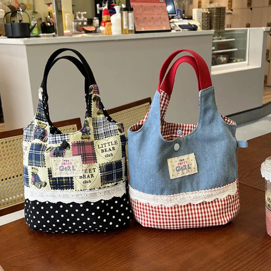 Sarah Express Women's Printed Canvas Handbag