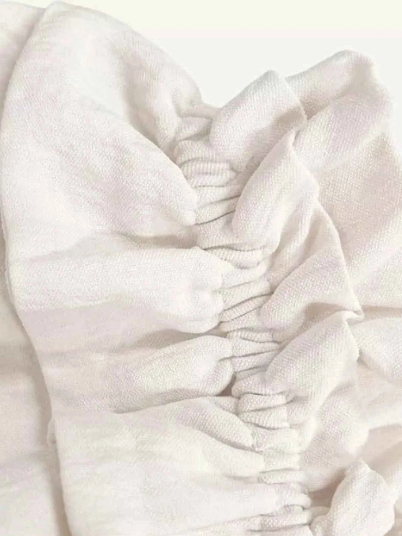 Ruffle Trim Tank and Shorts Set