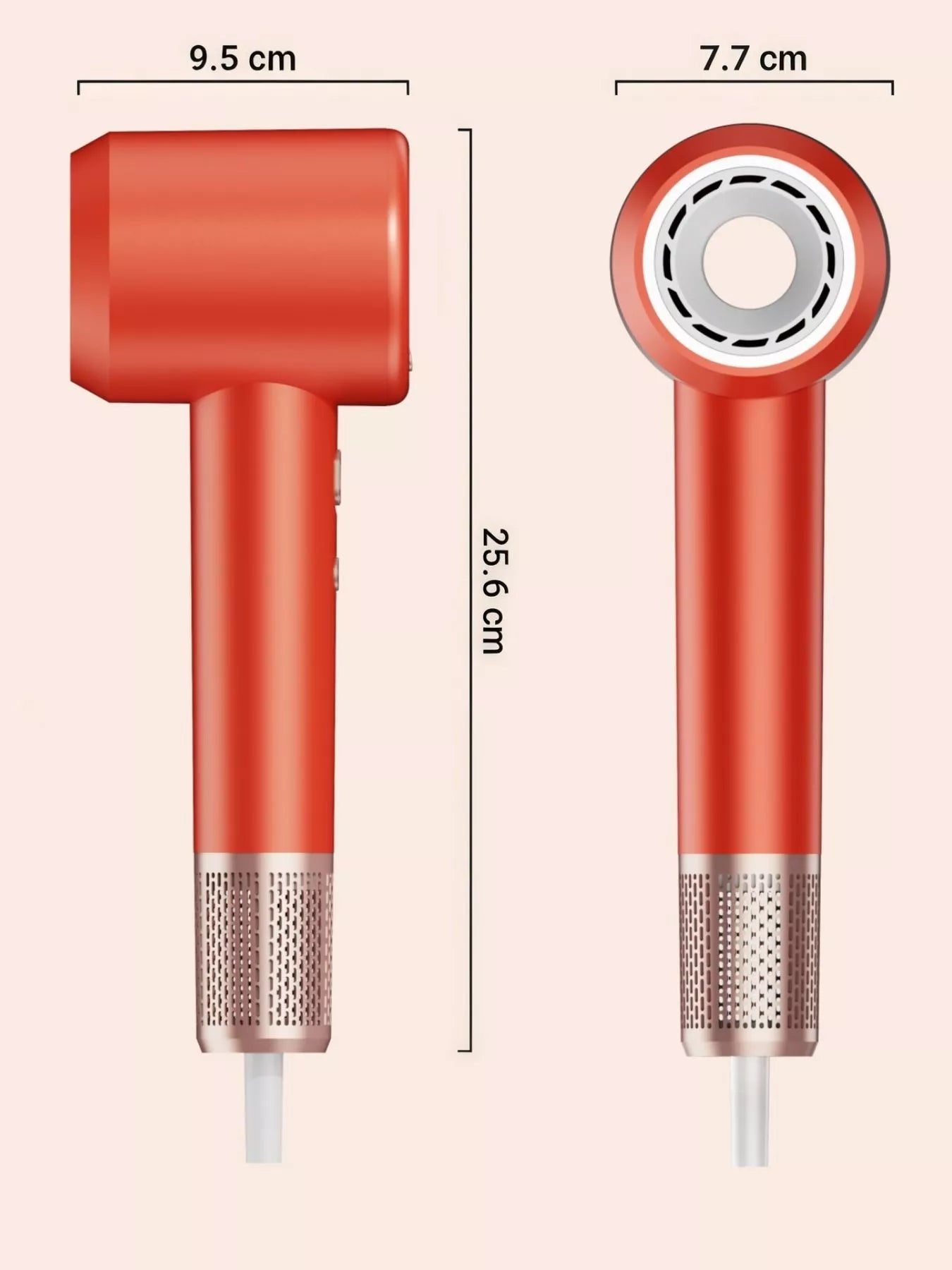 Sarah Express Professional Portable Hair Dryer - Constant Temperature Household Blow Dryer with Blue Light Technology