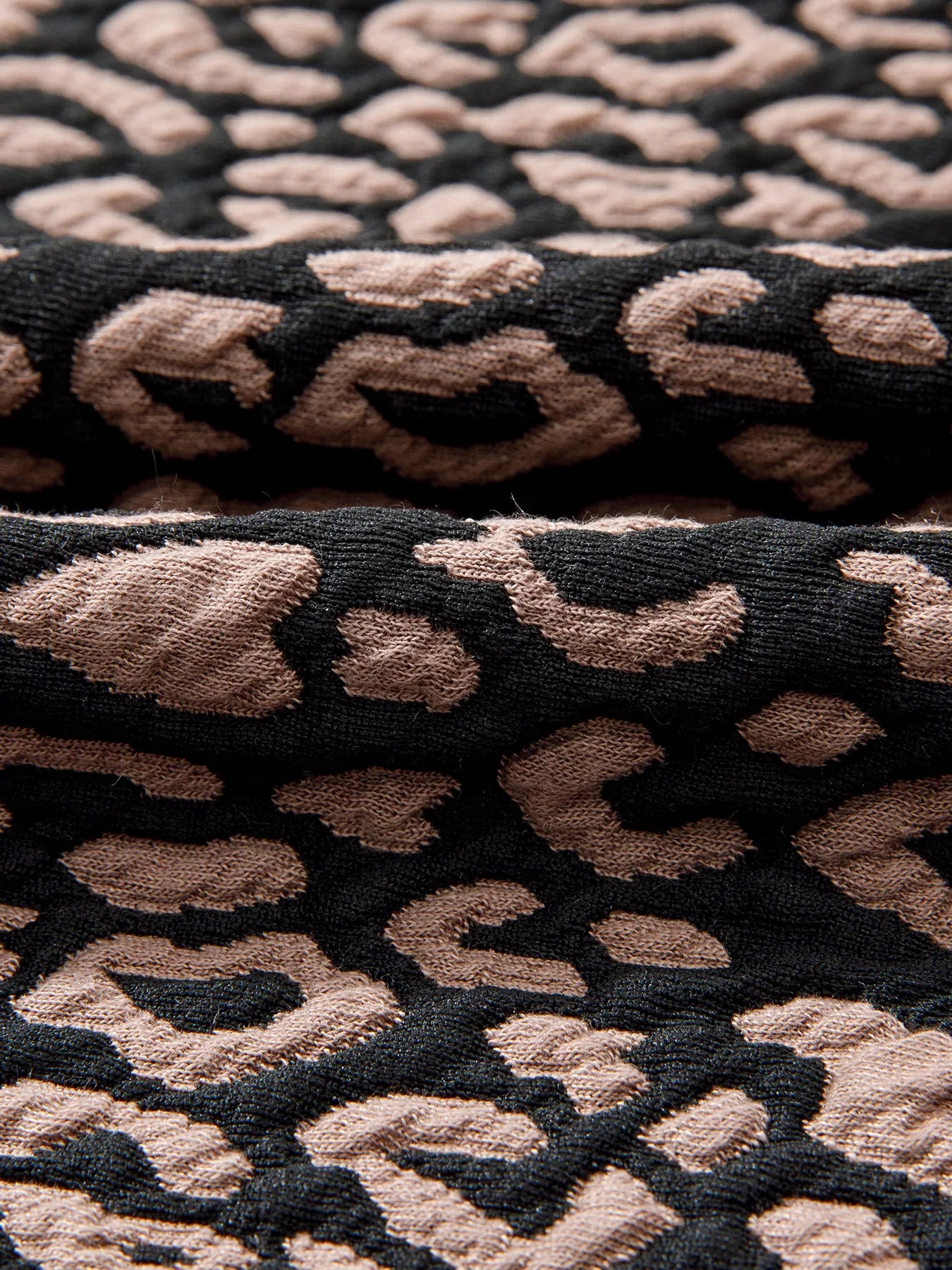 Sarah Express Women's Leopard Print Bubble Sleeve Shift Mini Dress