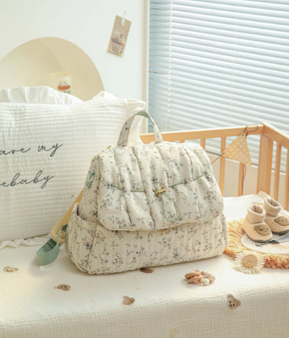 Sarah Express Breathable Floral Diaper Bag