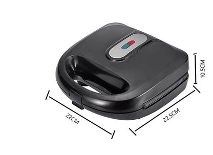 6-in-1 Waffle Maker Sandwich Grill Breakfast Maker with Detachable Plates