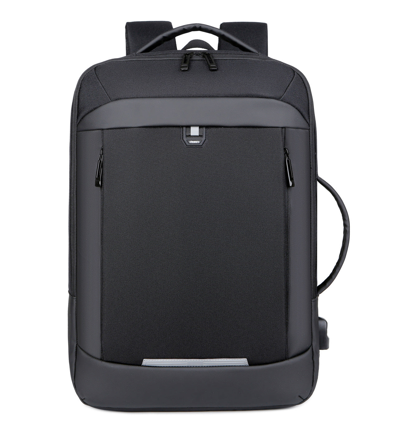 Sarah Express Breathable Laptop Backpack – Expandable 20-35L Oxford Fabric Travel & School Bag Black