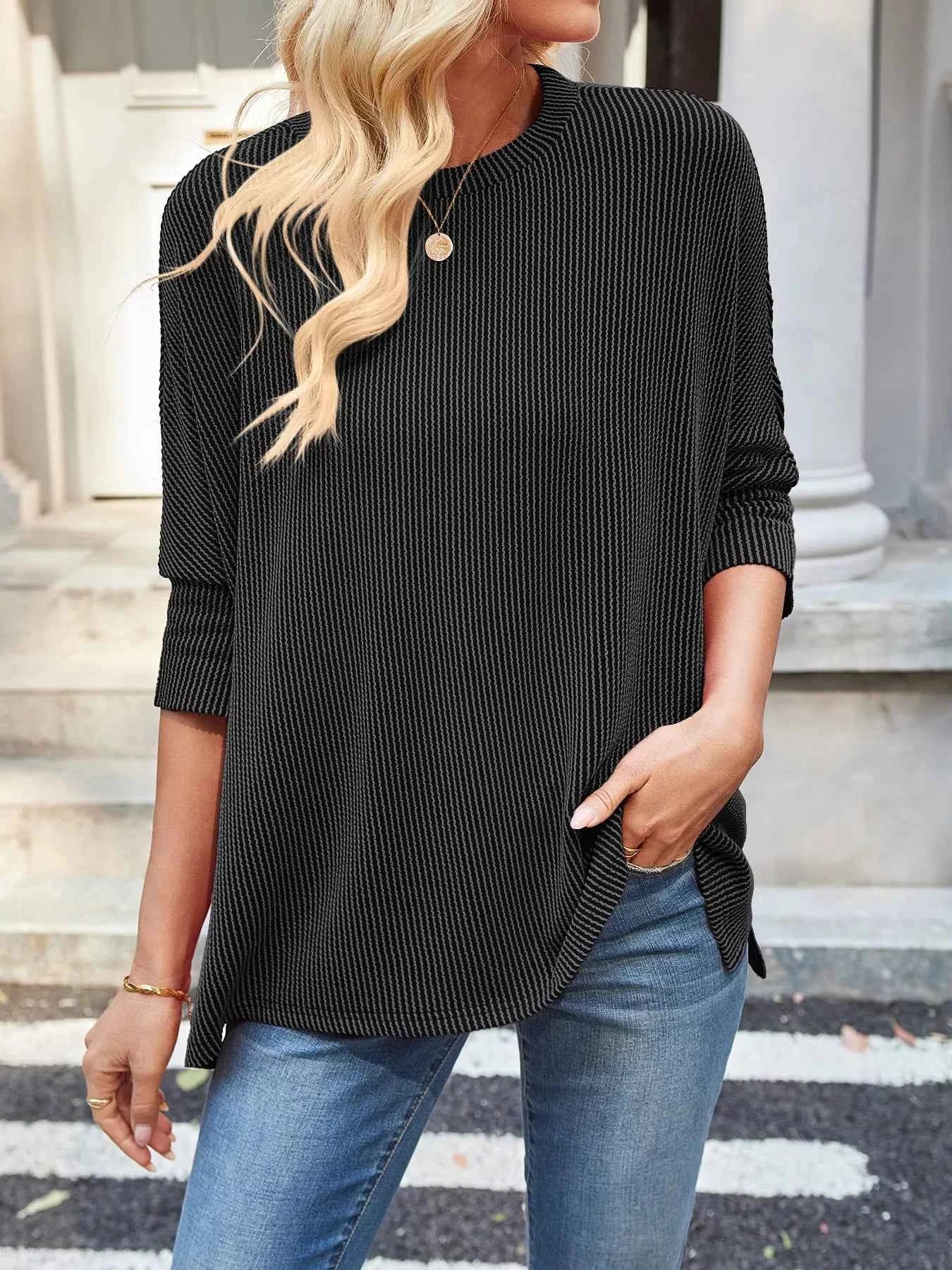 Sarah Express Women's Relaxed Fit Half Sleeve T-Shirt - Casual Oversized Tee