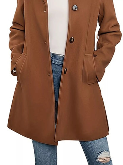 Sarah Express Women's Button-Down Long Sleeve Outerwear