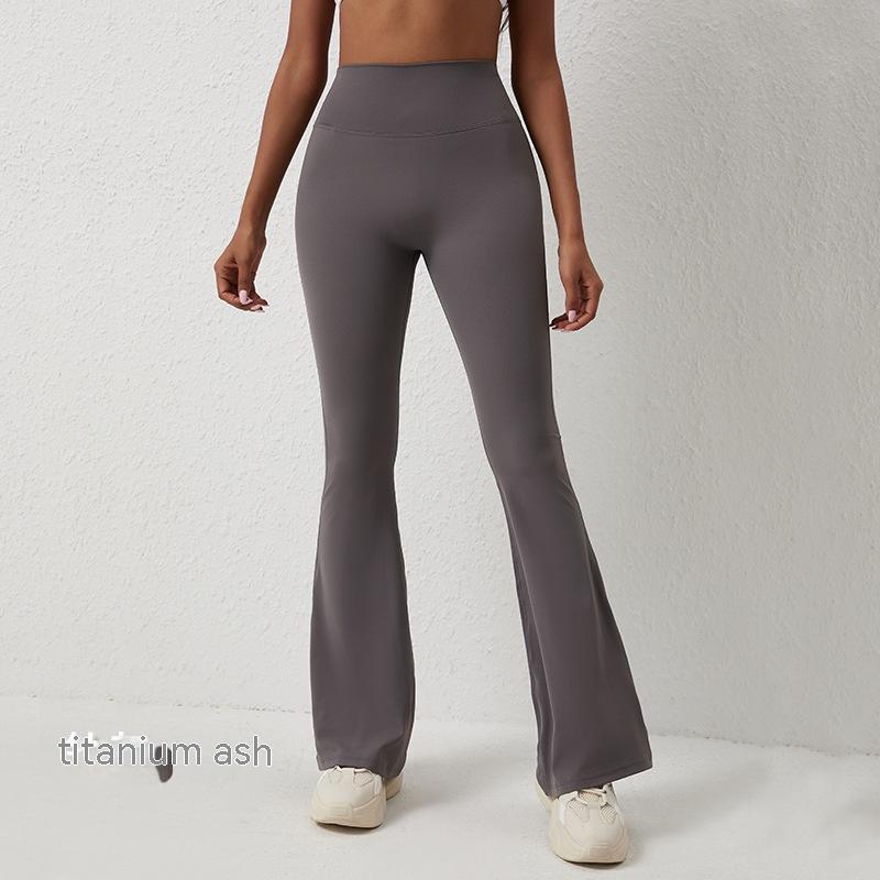 Sarah Express High Waist Wide Leg Fitness Pants Sculpting Nylon Blend