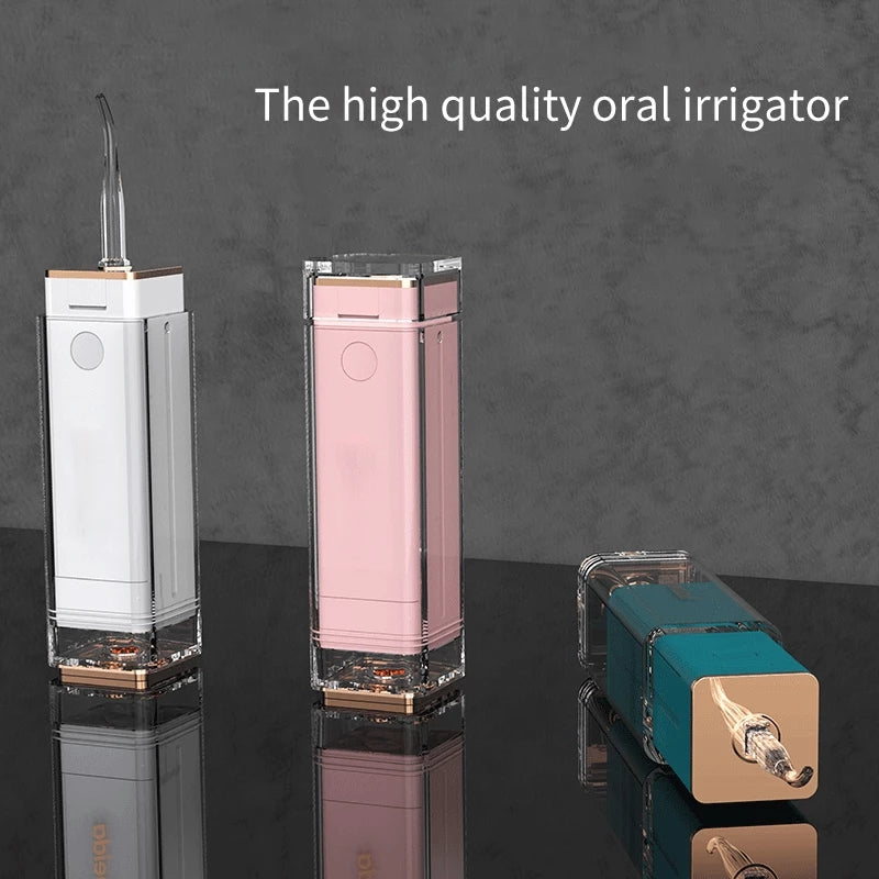 Portable Water Dental Flosser - Cordless Oral Irrigator with USB Charging