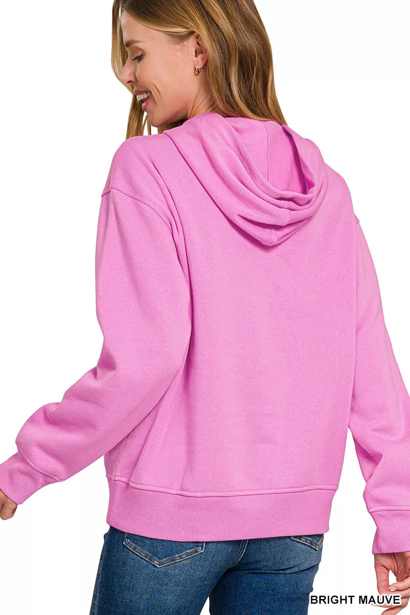 Sarah Express Women's Fleece Kangaroo Pocket Hoodie