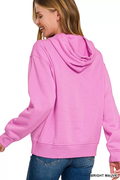 Sarah Express Women's Fleece Kangaroo Pocket Hoodie