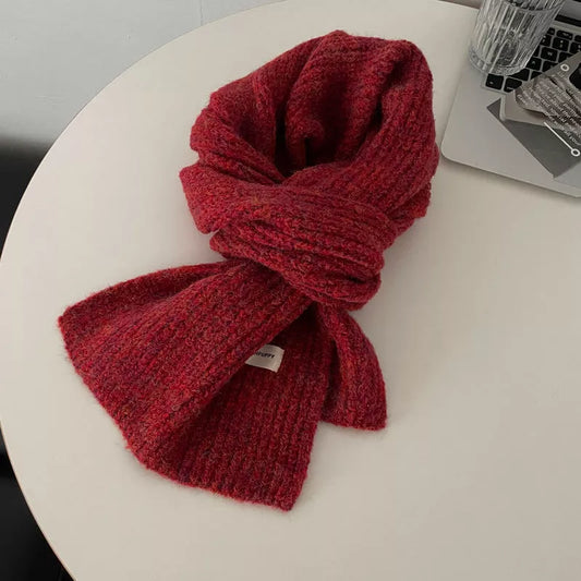 Sarah Express Women's Cozy Knitted Winter Scarf - Soft Wool Blend Long Scarf