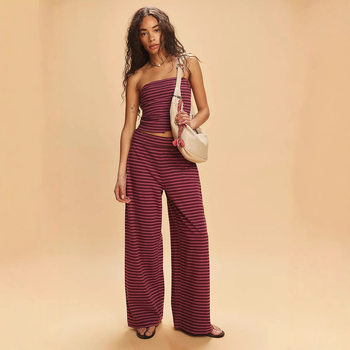 European And American Slim Fit Casual Striped Suit