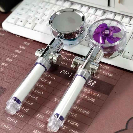 Sarah Express Turbo Propeller Shower Head - 360° High Pressure Water Saving Rainfall Showerhead