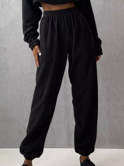 Sarah Express Women's Half Zip Sweatshirt and Pants Set