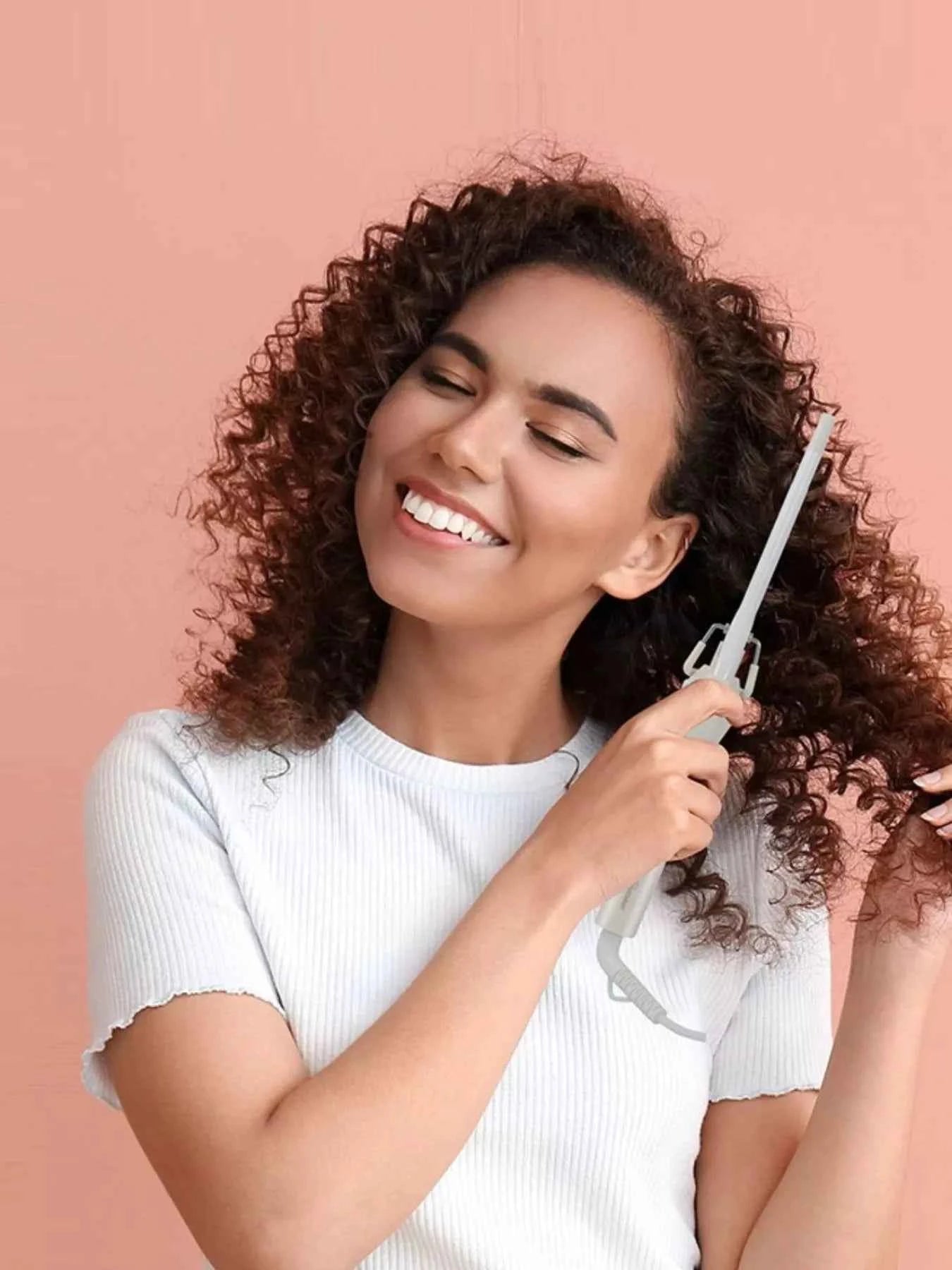 Sarah Express Quick Heating Curling Iron with Constant Temperature Control - Professional Hair Styling Tool 9MM European plug