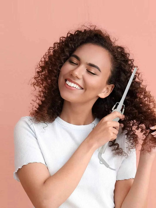 Sarah Express Quick Heating Curling Iron with Constant Temperature Control - Professional Hair Styling Tool 9MM European plug