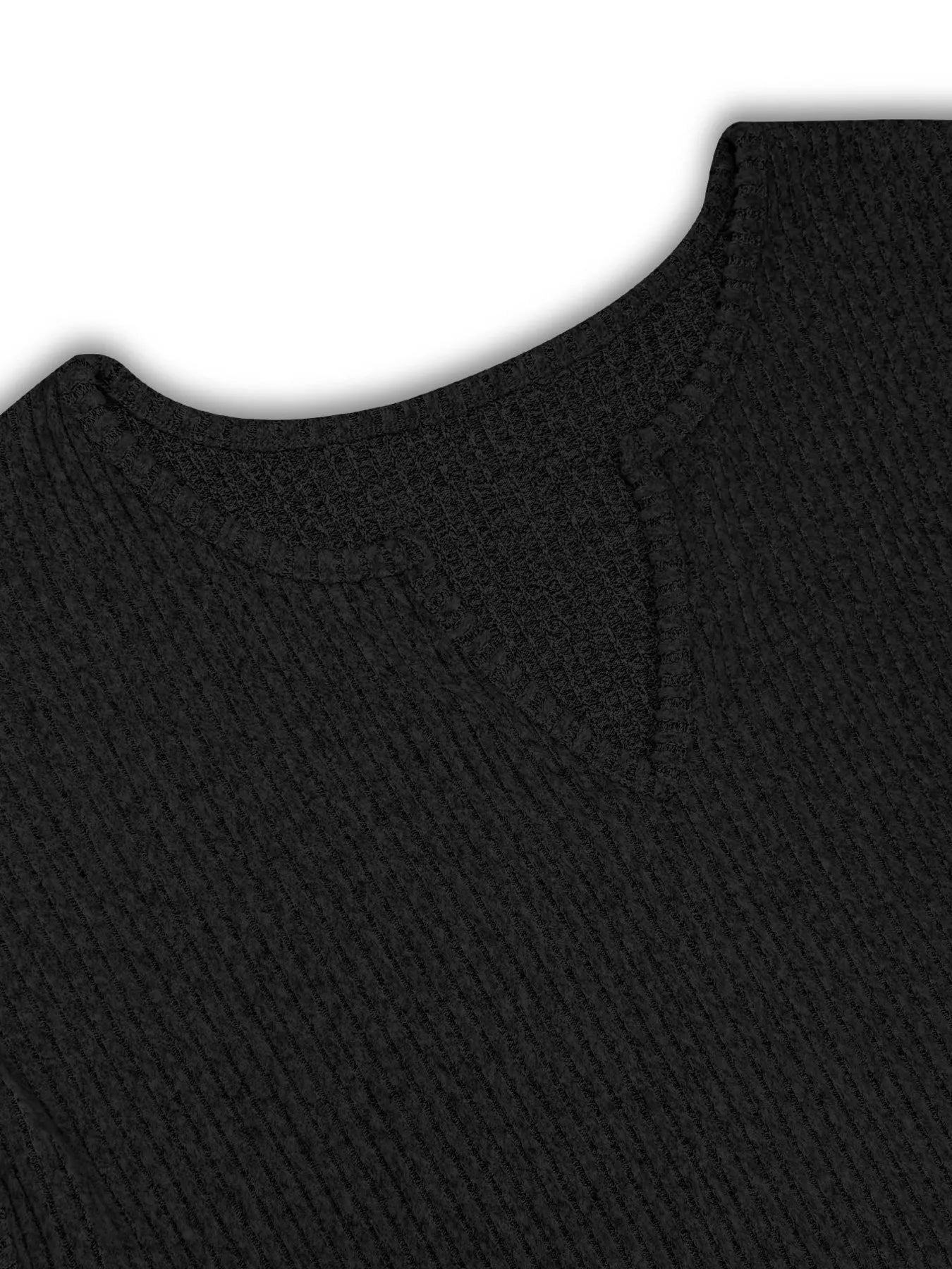 Sarah Express Women's Ribbed Knit Long Sleeve Top and Pants Lounge Set