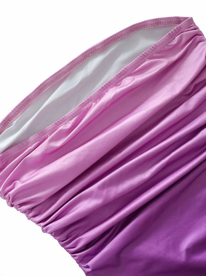 Sarah Express Women's Gradient Tube Bodycon Midi Dress