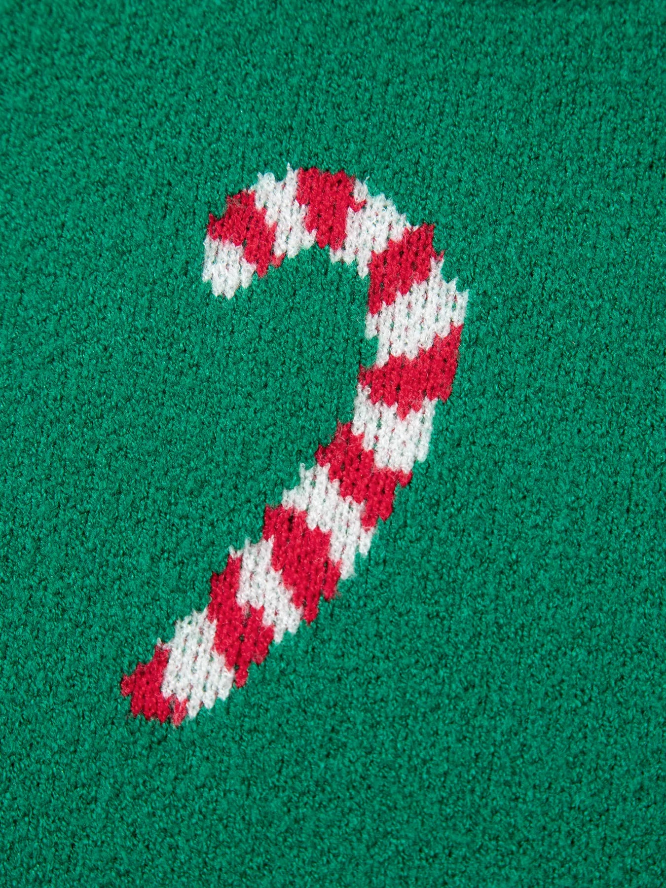 Sarah Express Women's Christmas Candy Cane Holiday Drop Shoulder Sweater