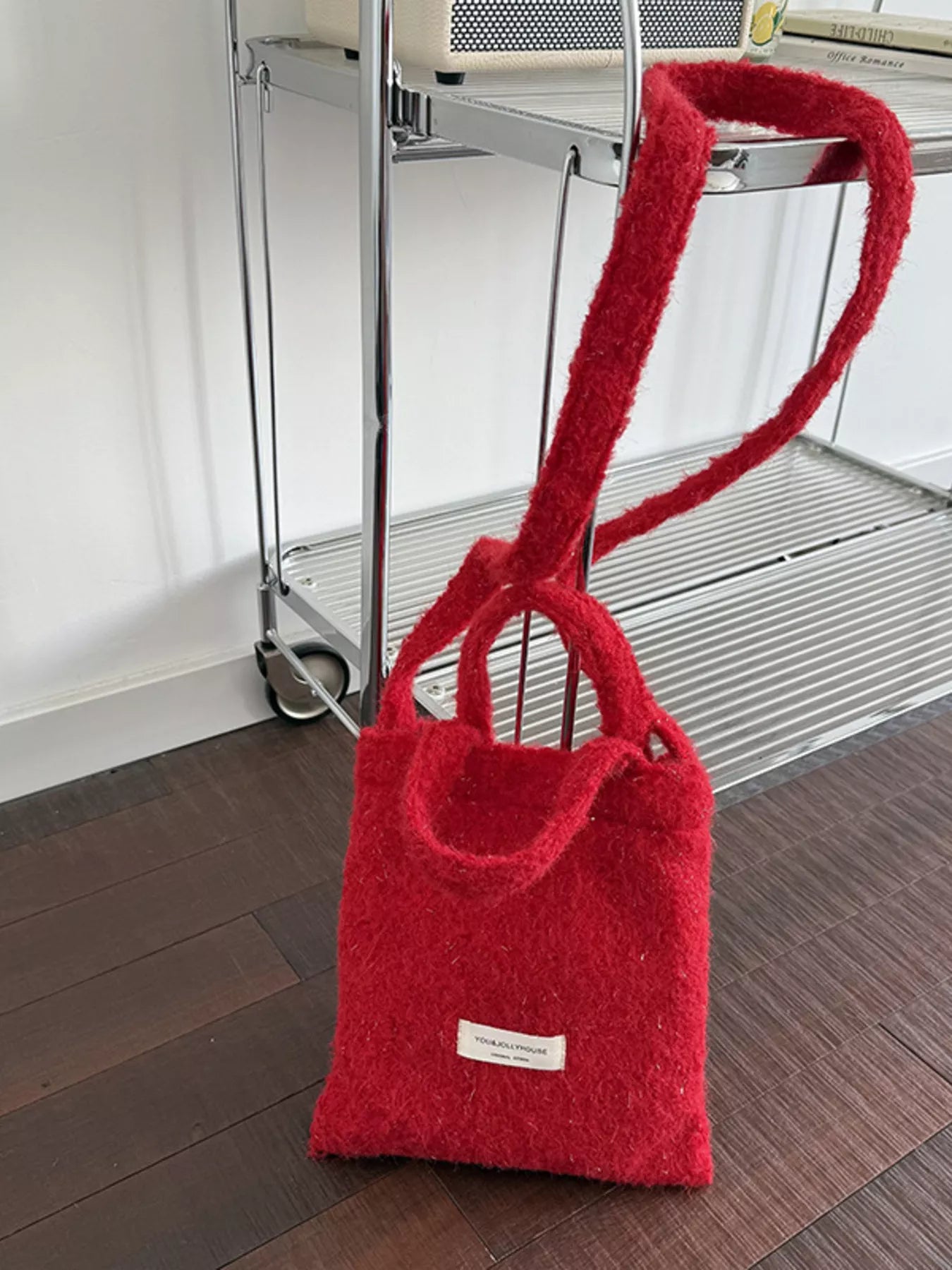 Sarah Express Women's Solid Color Crossbody Bag Deep Red ONESIZE